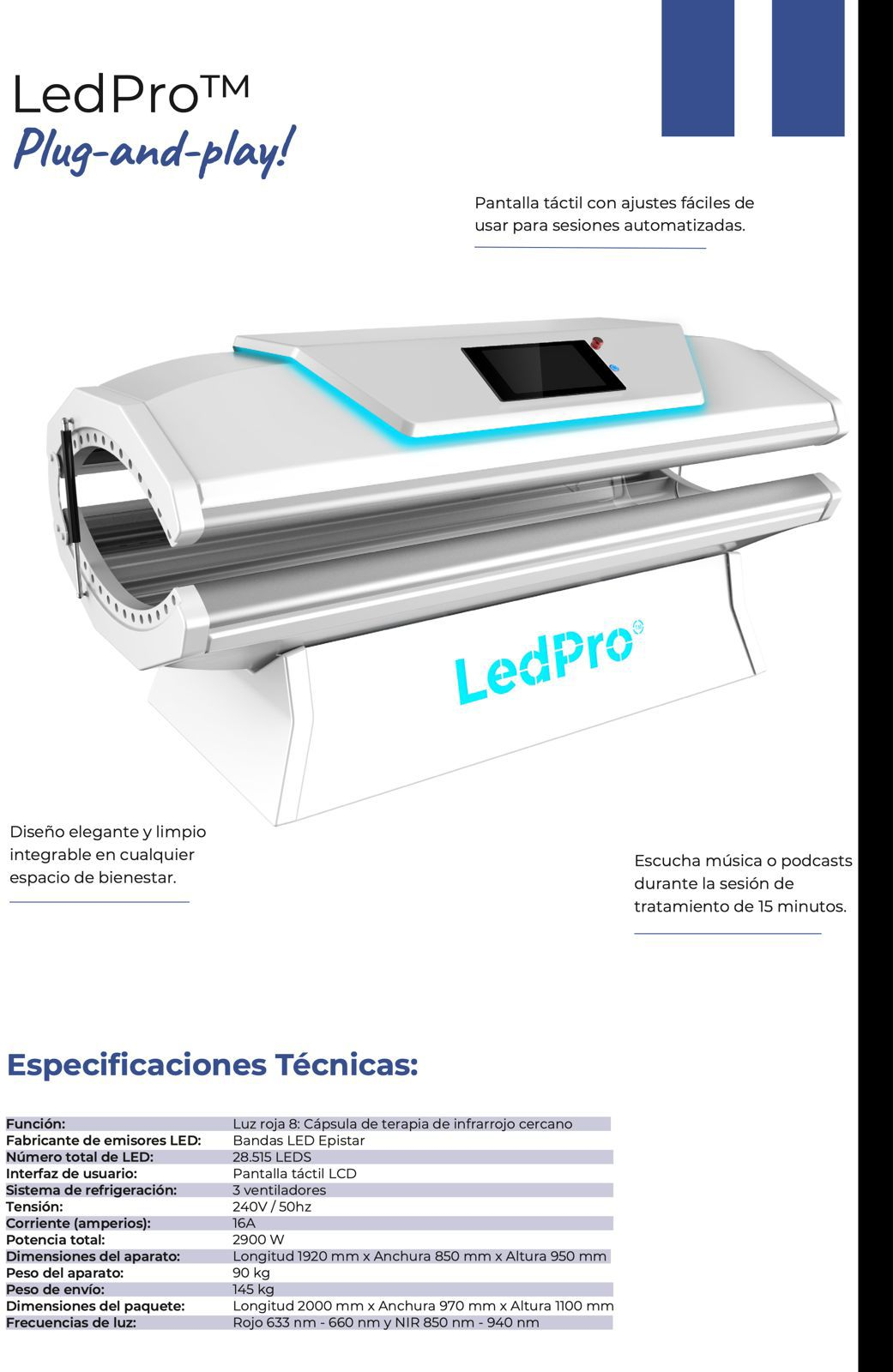 LEDPRO - Fotobiomodulación Deportiva